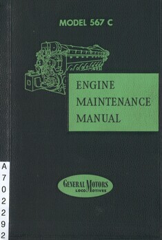 Model 567 C. Engine Maintenance Manual n° 252C for model 576C engines (3rd Edition)